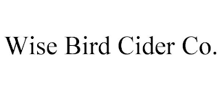 WISE BIRD CIDER CO.