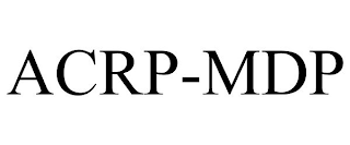 ACRP-MDP