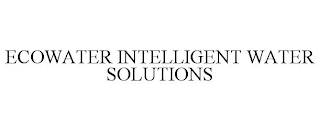 ECOWATER INTELLIGENT WATER SOLUTIONS