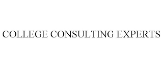 COLLEGE CONSULTING EXPERTS