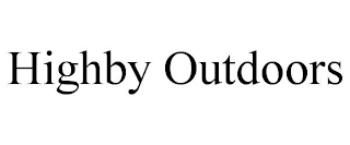 HIGHBY OUTDOORS