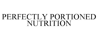 PERFECTLY PORTIONED NUTRITION