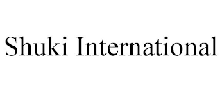 SHUKI INTERNATIONAL