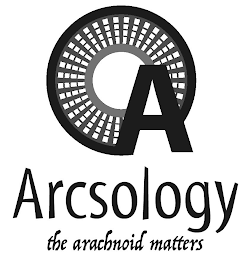 A ARCSOLOGY THE ARACHNOID MATTERS