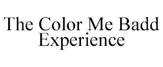 THE COLOR ME BADD EXPERIENCE