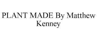 PLANT MADE BY MATTHEW KENNEY