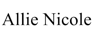 ALLIE NICOLE