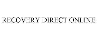 RECOVERY DIRECT ONLINE
