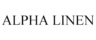 ALPHA LINEN