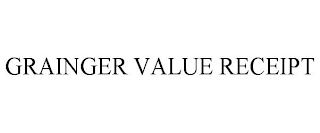 GRAINGER VALUE RECEIPT