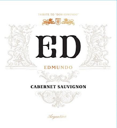 TRIBUTE TO "DON EDMUNDO" ED EDMUNDO CABERNET SAUVIGNON ARGENTINA