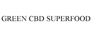 GREEN CBD SUPERFOOD