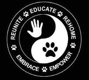 REUNITE EDUCATE REHOME EMBRACE EMPOWER