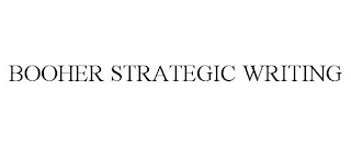 BOOHER STRATEGIC WRITING