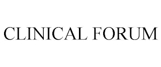 CLINICAL FORUM