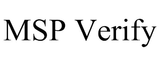 MSP VERIFY