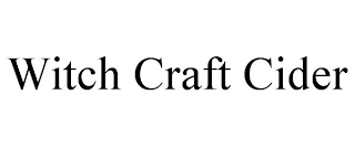 WITCH CRAFT CIDER