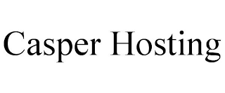 CASPER HOSTING