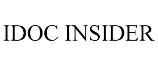 IDOC INSIDER