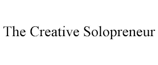 THE CREATIVE SOLOPRENEUR