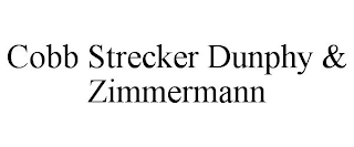 COBB STRECKER DUNPHY & ZIMMERMANN