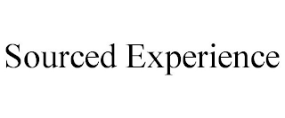 SOURCED EXPERIENCE