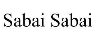 SABAI SABAI