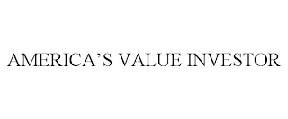 AMERICA'S VALUE INVESTOR