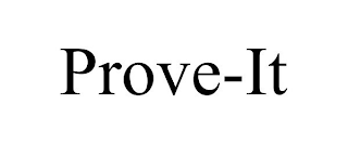 PROVE-IT