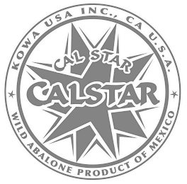 KOWA USA INC., CA U.S.A. WILD ABALONE PRODUCT OF MEXICO CALSTAR CALSTAR