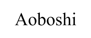 AOBOSHI