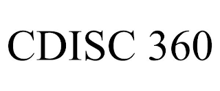 CDISC 360