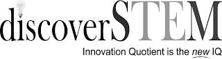 DISCOVERSTEM INNOVATION QUOTIENT IS THENEW IQ