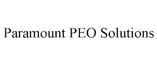 PARAMOUNT PEO SOLUTIONS