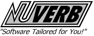 NUVERB "SOFTWARE TAILORED FOR YOU!"