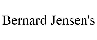 BERNARD JENSEN'S