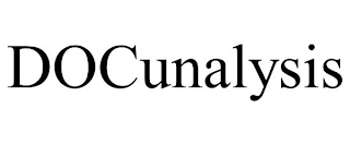 DOCUNALYSIS