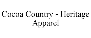 COCOA COUNTRY - HERITAGE APPAREL