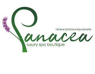 PANACEA LUXURY SPA BOUTIQUE RELAX · RESTORE · REJUVENATE