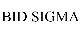 BID SIGMA