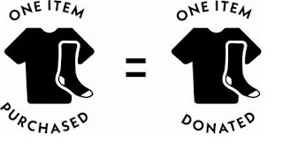 ONE ITEM PURCHASED = ONE ITEM DONATED