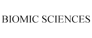 BIOMIC SCIENCES