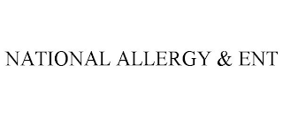 NATIONAL ALLERGY & ENT