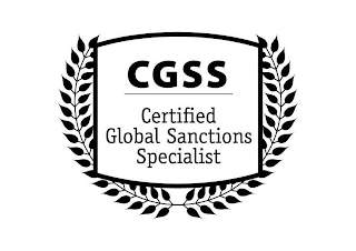 CGSS CERTIFIED GLOBAL SANCTIONS SPECIALIST