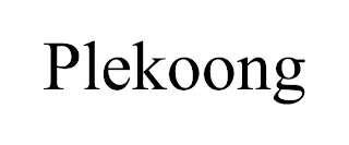 PLEKOONG