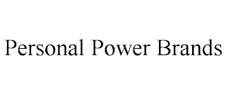 PERSONAL POWER BRANDS