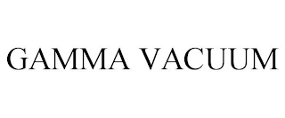 GAMMA VACUUM