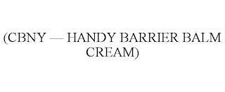 (CBNY - HANDY BARRIER BALM CREAM)