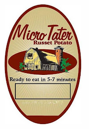 MICRO TATER RUSSET POTATO READY TO EAT IN 5-7 MINUTES