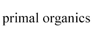 PRIMAL ORGANICS